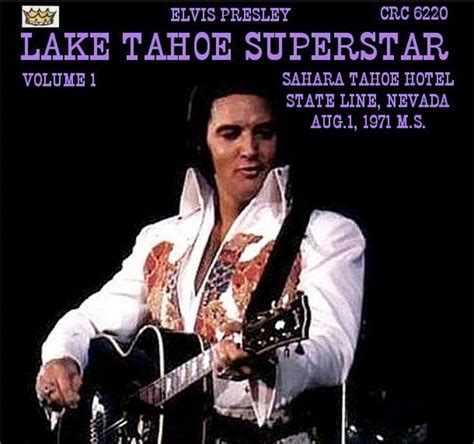 ELVIS LAKE TAHOE SUPERSTAR VOL 1 CD Elvis New DVD And CDs Elvis