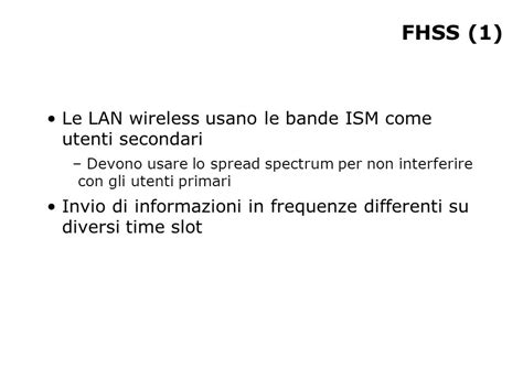 Protocolli avanzati di rete Modulo 3 Wireless network Unità didattica