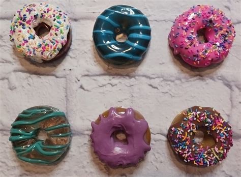 Donut Pop Art Sculpture Colorful Donut Wall Art Dozen - Etsy