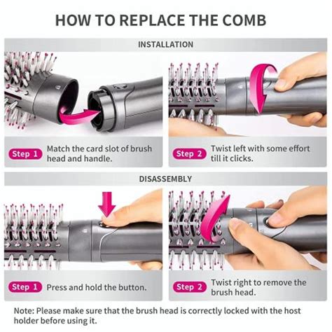 Hair Dryer Brush And Volumizer Styler Hot Air Brush Negative Ionic Electric Hair Curler