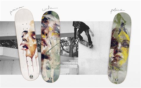 Evo Skateboards Illustrations Behance