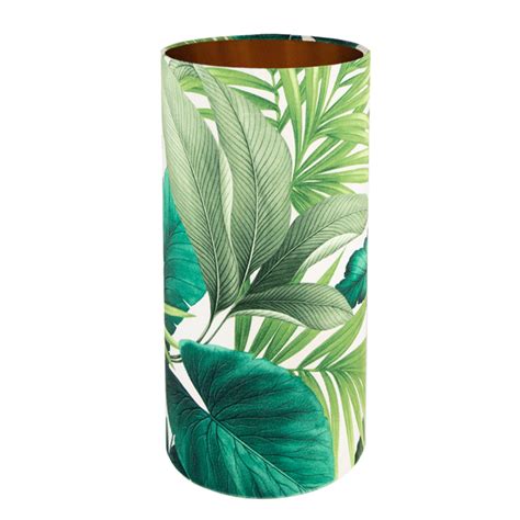 Palm Velvet Tall Drum Lampshade Lampshade Barn