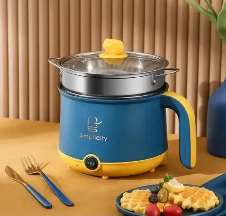 Mini Electric Rice Cooker L Non Stick Cooking Machine Double Layer Hot Pot Multifunction