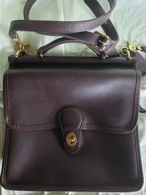 Coach Vintage Classic Bag Dark Brown Gem