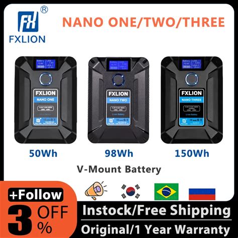 Fxlion Nano One Wh Nano Two Wh Nano Three Wh V Ultra Compact