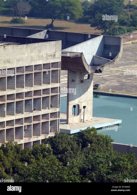 Le Corbusier Assembly Building Capitol Complex Chandigarh Punjab