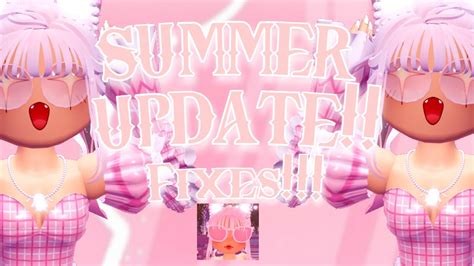 ☀️ New Summer Update Items They Fixed 💗 Royale High Youtube