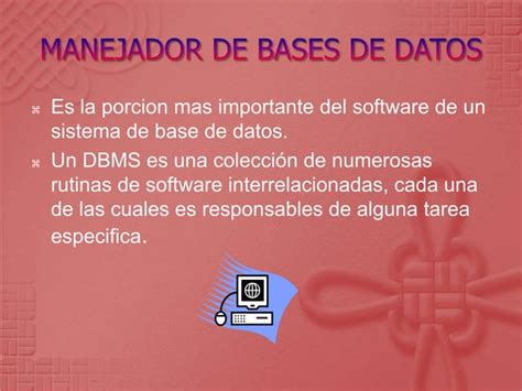 Sistema Gestor De Base De Datos PPT Descarga Gratuita