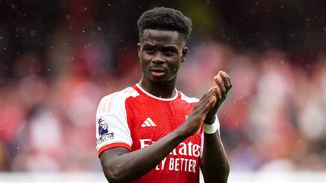 Bukayo Saka In Contention For Arsenals Game Against Man City Says