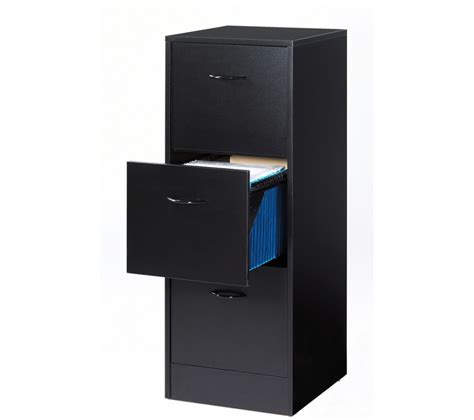 Classeur Tiroirs Dossiers Suspendus Coloris Noir Armoire Et