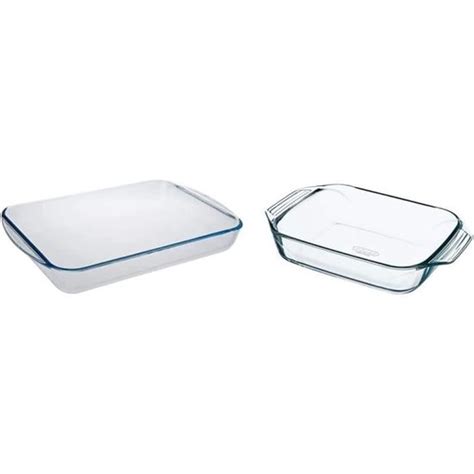 Essentials Plat Lasagnes Rectangulaire En Verre X Cm