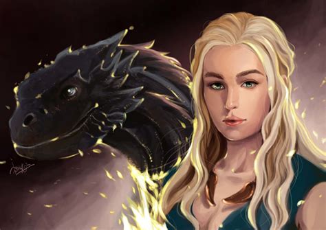 Game Of Thrones Daenerys Targaryen Poster Hd Wallpaper Wallpaper Flare