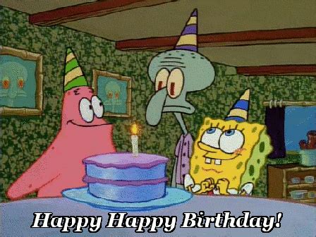 Spongebob Happy Birthday GIFs - Get the best GIF on GIPHY