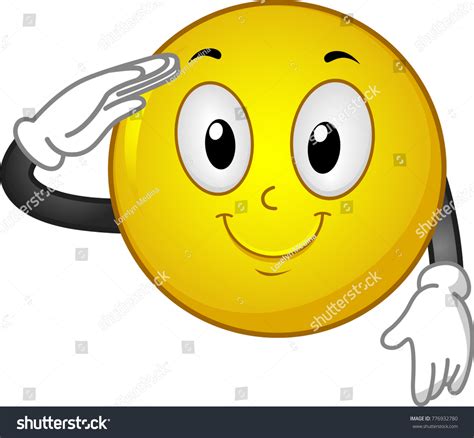 Cartoon salute Images, Stock Photos & Vectors | Shutterstock