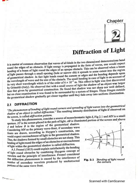 Diffraction of Light | PDF