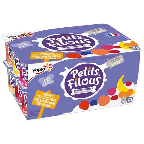 YOPLAIT Petits suisses aromatisés 24x50g 24x50g pas cher Auchan fr