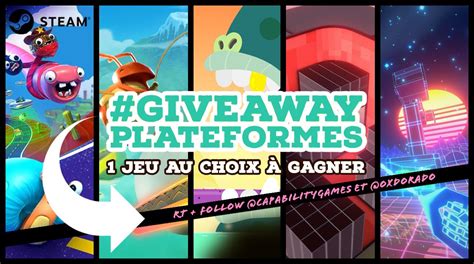 Capability Games on Twitter GIVEAWAY PLATFORMER À gagner au choix