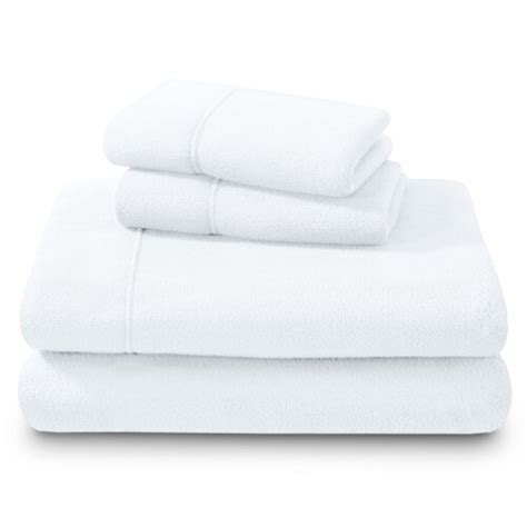 Bare Home Polar Fleece Sheet Set White King King Kroger