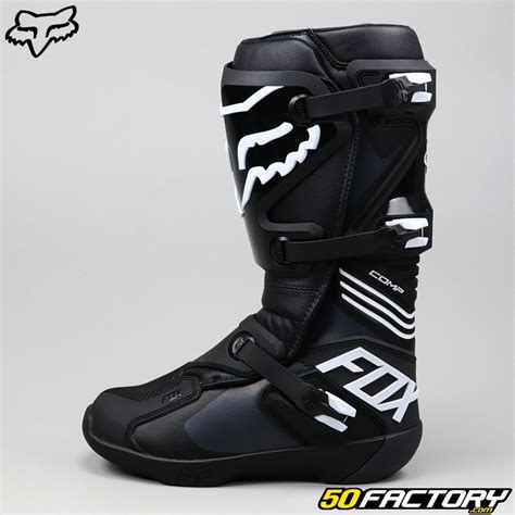 Bottes Fox Racing Comp Noires Quipement Moto Cross Enduro Quad