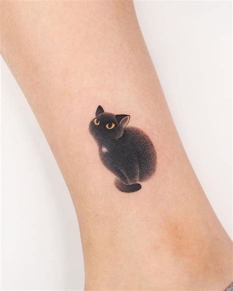 23+ Small Black Cat Tattoo - HermanBoden