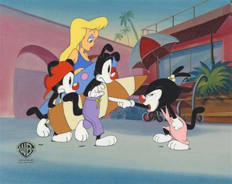 Warner Bros Studio Artists Animaniacs Original Production Cel Nurse