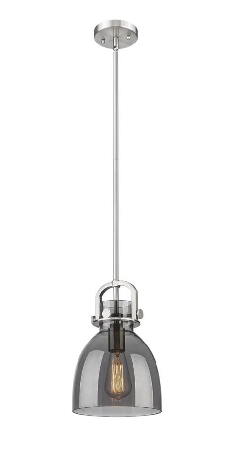 Newton Bell Light Inch Satin Nickel Mini Pendant Ss