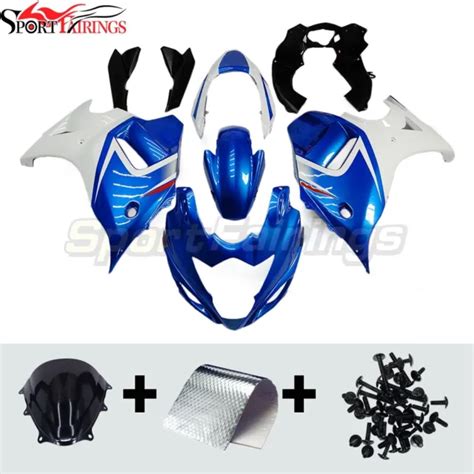 Abs Blue White Fairings Kit For Suzuki Gsx F