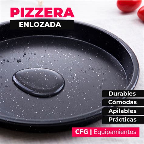 Pizzera Molde De Pizza 26 Cm Enlozada Antiadherente Asadera MercadoLibre