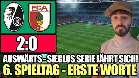 SC FREIBURG VS FCA 2 0 ERSTE WORTE FAST NUR LANGE BÄLLE