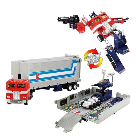 Transformers Missing Link C-01 Optimus Prime with Trailer Rolls Out