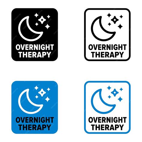 Premium Vector Overnight Therapy Good And Comfort Sleeping And Rest