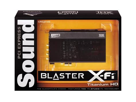 Creative Sound Blaster X-Fi Titanium HD (PCI-E) - Karty dźwiękowe ...