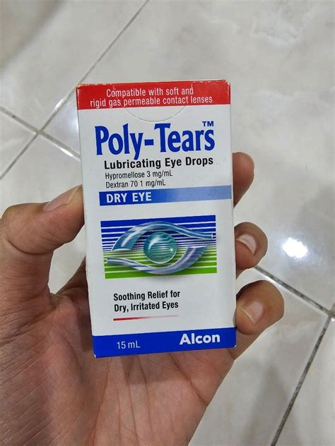 Poly-Tears Lubricating Eye Drops for Human, Dogs and Cats, Pet Supplies ...