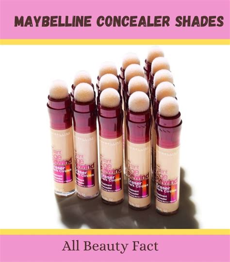 Maybelline Concealer Shades Varieties Of Shades Guide To Choose The