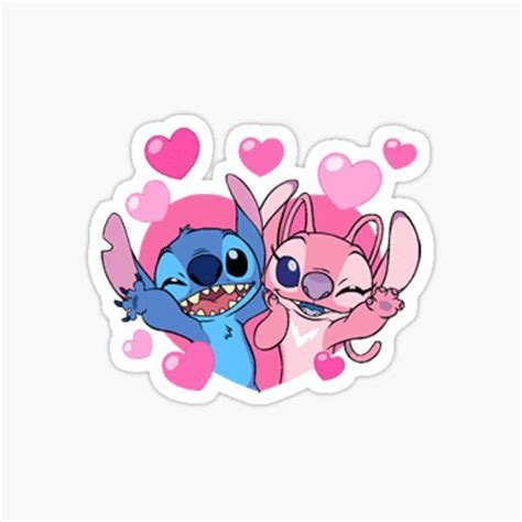 Blue And Pink Stitch Sticker For Sale By Hollis And Huntington Stitch