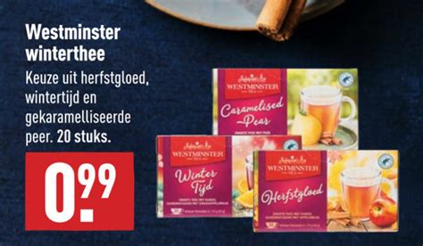 Westminster Thee Folder Aanbieding Bij Aldi Details