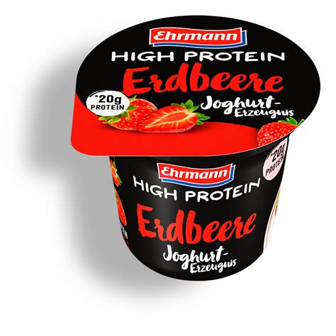 High Protein Yogurt Strawberry Ehrmann UK