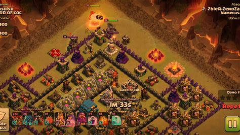 Clash Of Clans Ataque con Dragones Eléctricos YouTube