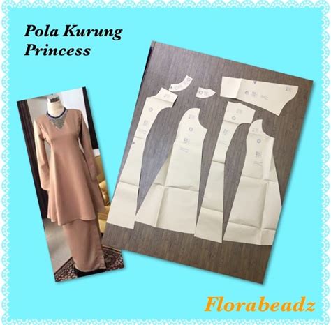 Pola Baju Kurung Riau Pahang Tradisional Trend Terbaru Ukuran Pola