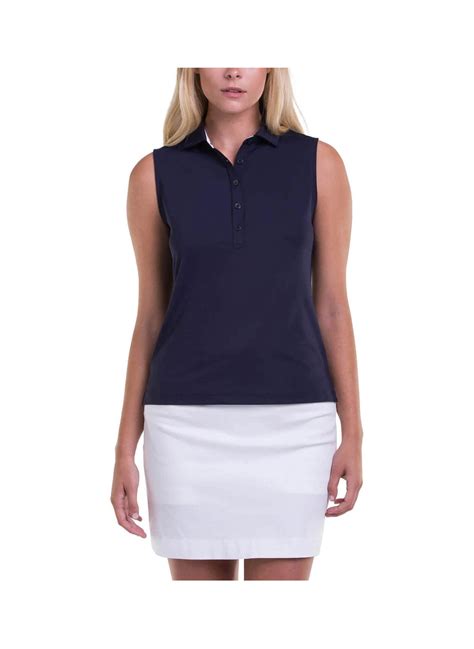 Fairway And Greene Womens Eclipse Charlotte Sleeveless Polo Custom