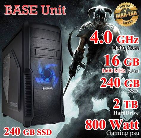 Base Units For Gamer Gaming Pcs Gaming Desktop Desktop Pcs