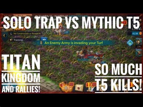 A Lot Of T Kills Solo Trap Vs Multiple Full Mythic Hits From Titan