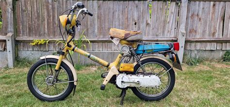 1979 Honda Express Nc50 Moped Yellow Bike Years 1970s