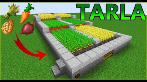 OTOMATİK TARLA NASIL YAPILIR Minecraft YouTube