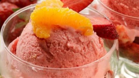 Helados Caseros De Frutilla Y Naranja Recetas Lider