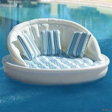 Надувной диван для плавания | Pool accessories, Crazy pool, Pool toys