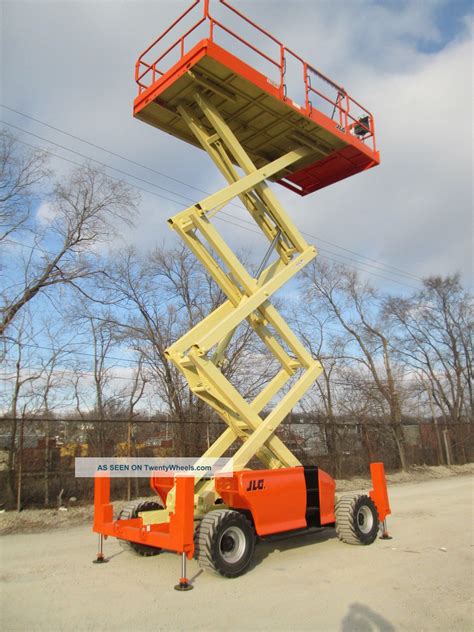 2008 Jlg 3394rt 4wd Rough Terrain Scissor Lift Manlift Boom Aerial Lift Jlg