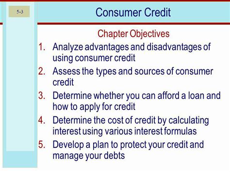 What Are Advantages Of Consumer Credit Leia Aqui What Are