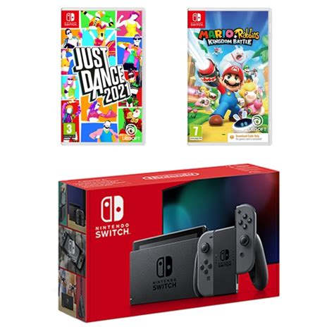 Nintendo Switch Grey Two Games Bundle Smyths Toys Uk