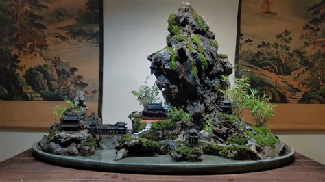 Landscape penjing trong 2024 | Cây kiểng bonsai, Thủy canh, Sơn